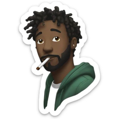 brent faiyaz smoking sticker
