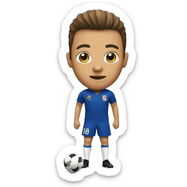Moi qui joue au foot sticker