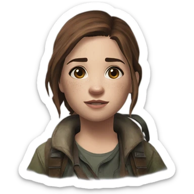 The last of us Ellie sticker