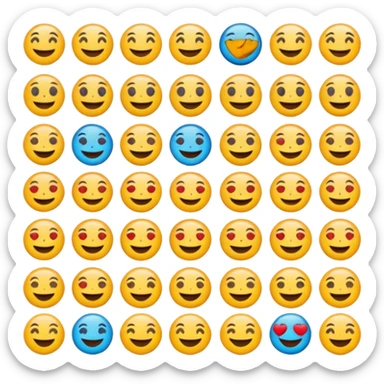 Make us into emojis sticker