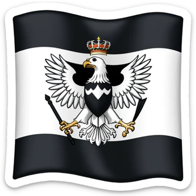 Prussia flag sticker