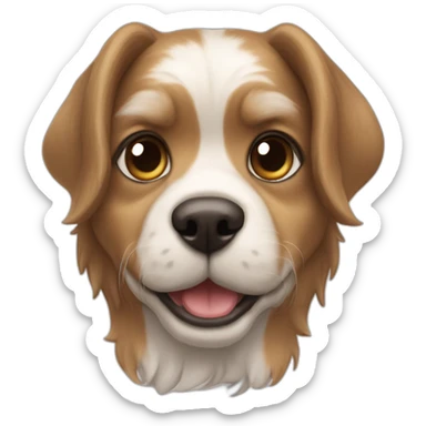 Petit chien qui rie sticker