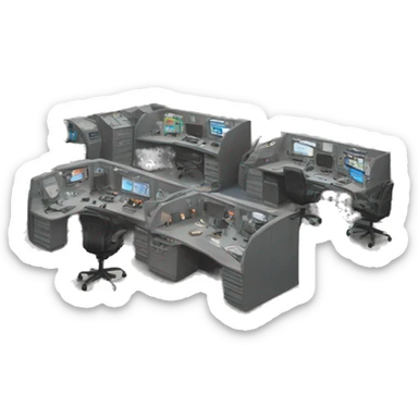 Command center sticker