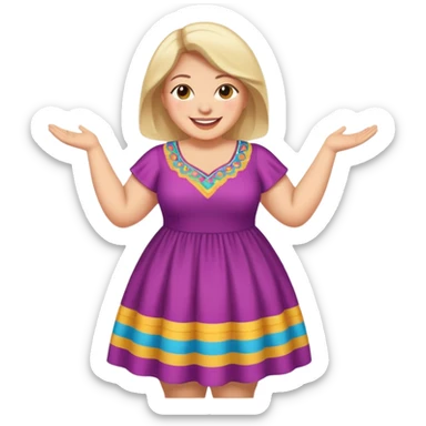 Prohibido gorda sticker