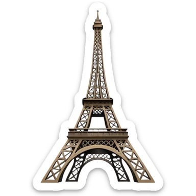 Eiffel tower sticker