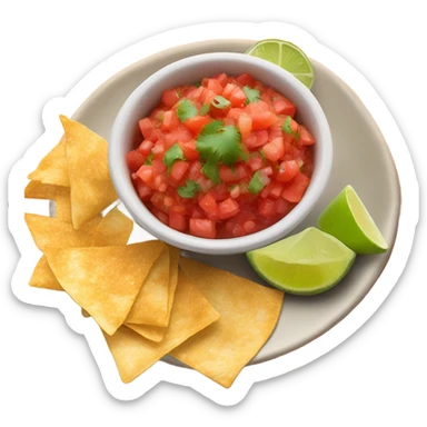 Chips and salsa sticker