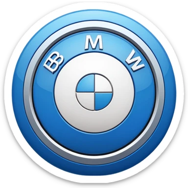 Convert bmw logo to emoji as it is sticker