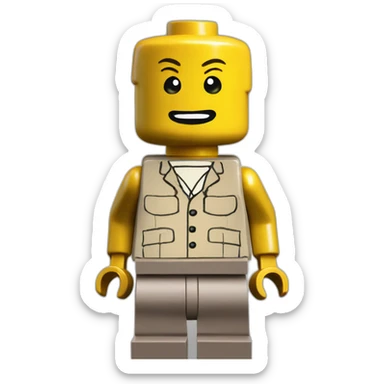 lego brickhead sticker
