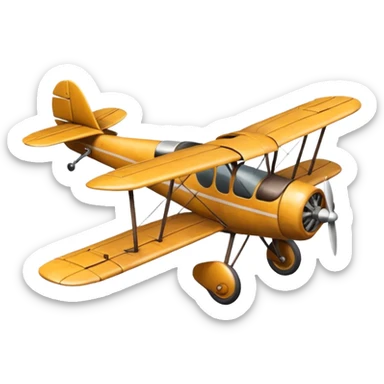 small size plane old town sticker