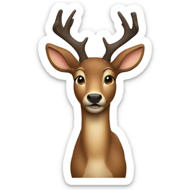 Deer sticker