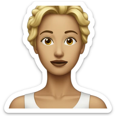 vanishing women sticker