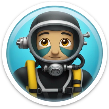 scubadiver sticker