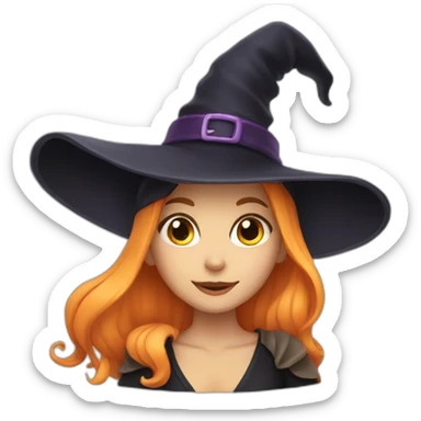 pretty witch sticker