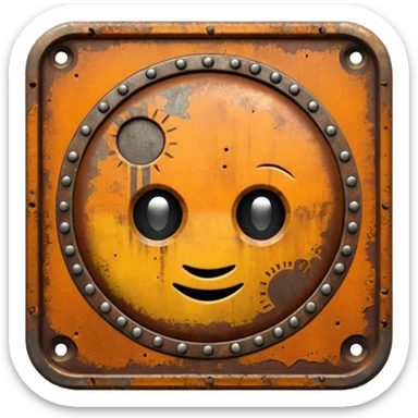 Create a Discord server icon that shows 'DUBS' based on the Rust video game. sticker