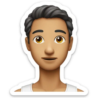 Me with love eyes sticker