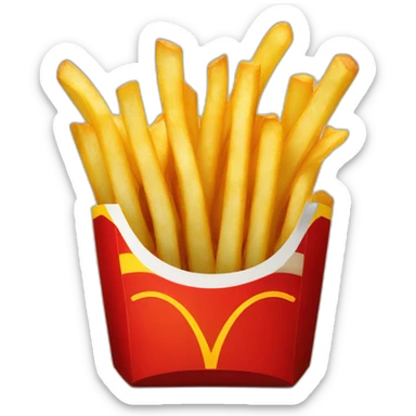 Mcdonalds French Fries sticker