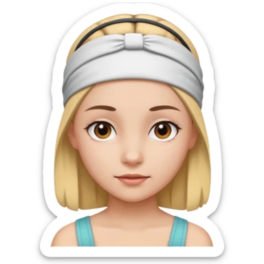 Aesthetic clean girl sticker