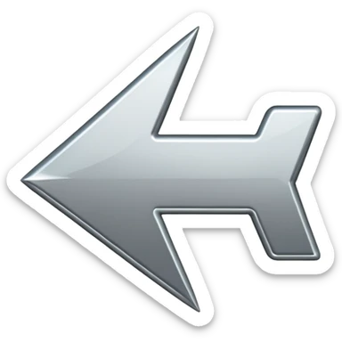 flecha para esquerda sticker