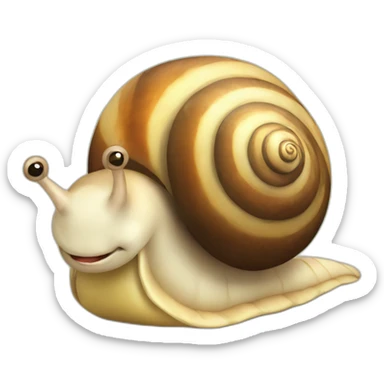 cute snail sticker