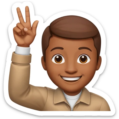 My Memoji giving Shaka sticker