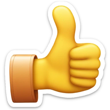 five star and thumbs up sticker