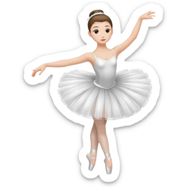 Ballet dancer sticker