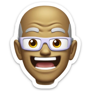 Cooler from dragon ball z laughing emoji sticker