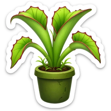  planta carnivora sticker
