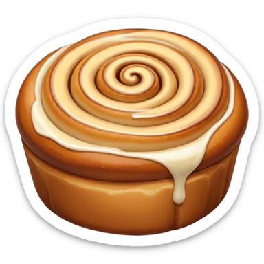 small cinnamon roll sticker