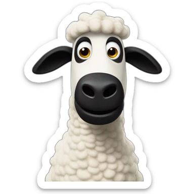 Shaun the sheep sticker