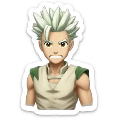 Senku dr stone sticker