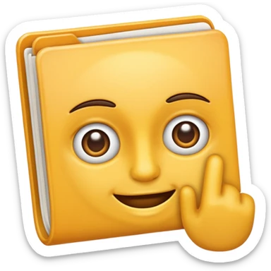 Written language and administration sticker