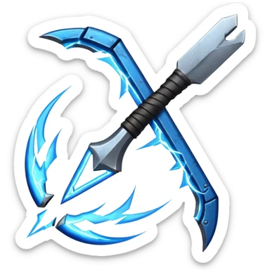 storm breaker with electricity liek thor hammer sticker