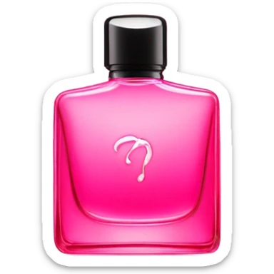 kilian fragrance in pink bottle sticker