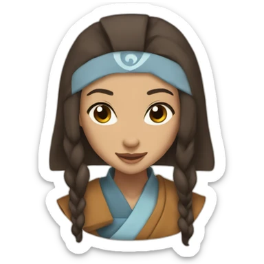 Katara from The Last Airbender sticker