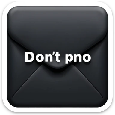 Letters saying “don’t PMO” meaining “don’t piss me off”  sticker