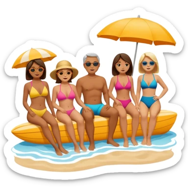 Have a lovely vacation sticker