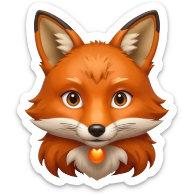 photographer fox sticker