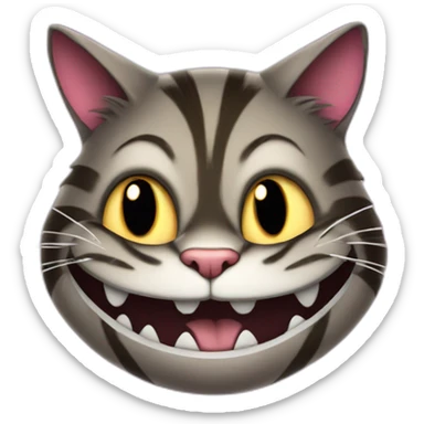 Cheshire-Cat sticker