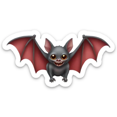 Vampire bat sticker