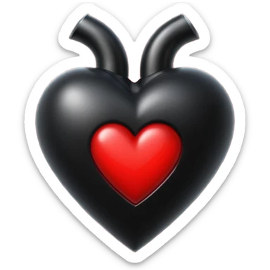 gothic animated heart sticker