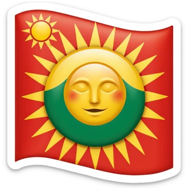 Kürdistan flag sticker