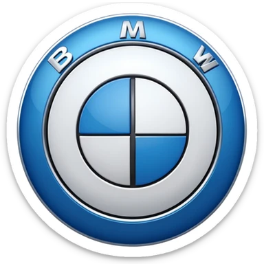 BMW logo emoji sticker