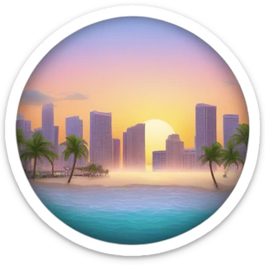 Miami sticker