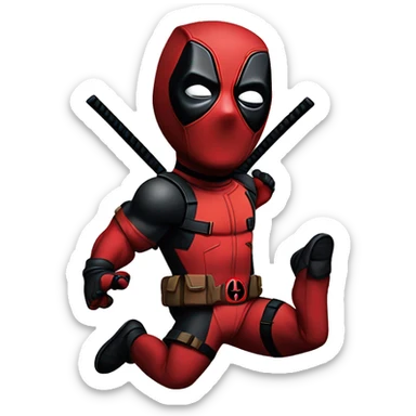 Deadpool dancing sticker