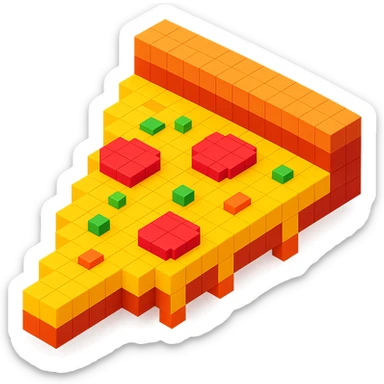 Pizza sticker