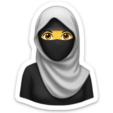niqab sticker