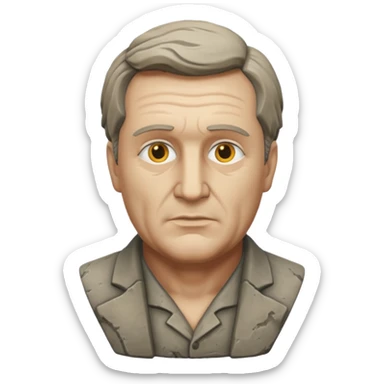 bust of Werner Sombart sticker