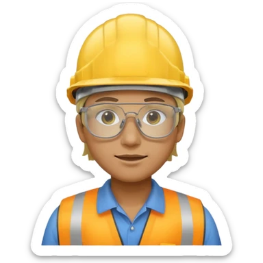 Occupational safety and health или labor protection  sticker