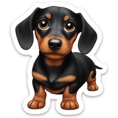 Mini dachshund  sticker